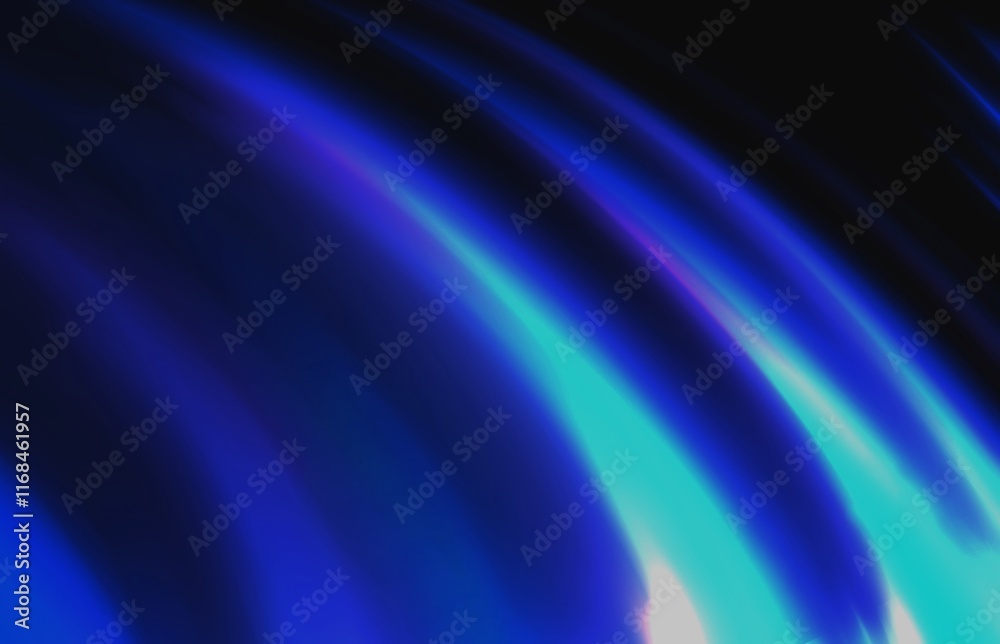 Fototapeta premium blue abstract background with waves glowy