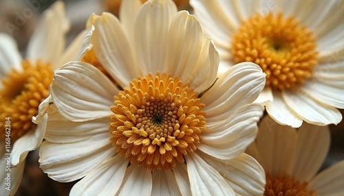 Artistic dried flower arrangement photo