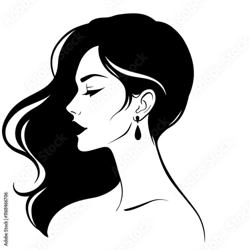 Stylized Flat Color Portraits Modern Minimalist Profiles for Branding and Design.
