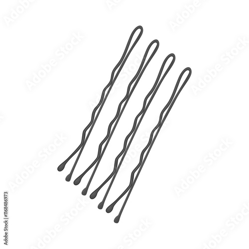 Illustration of Bobby Pins