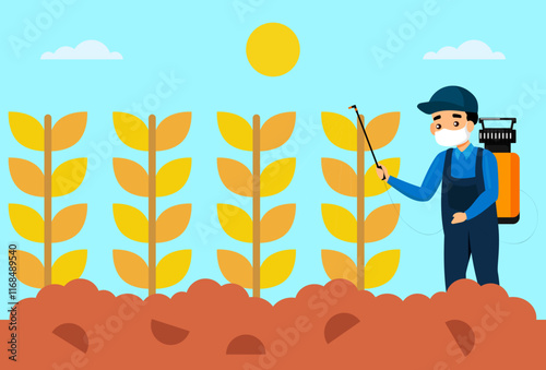 Sprayer Concept Illustration Stylish and Beautiful