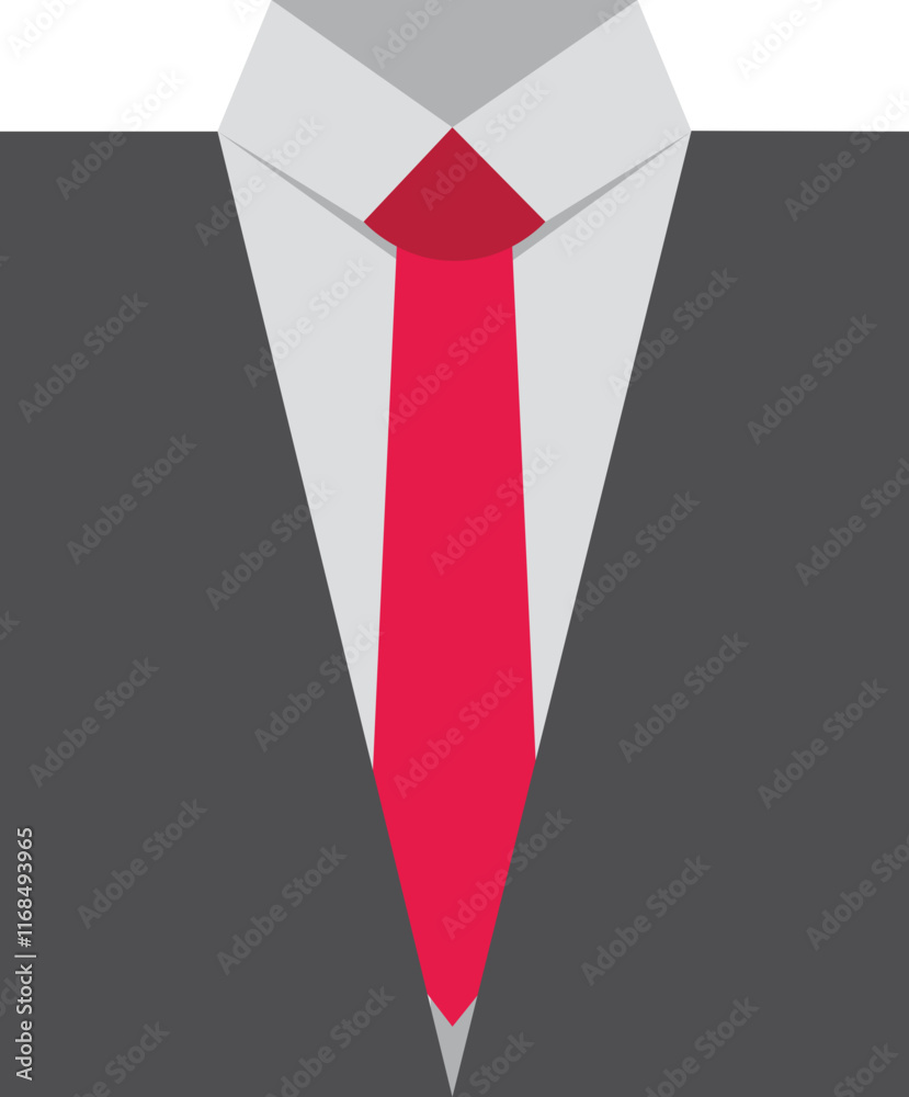 Professional Suit And Tie Icon Vector Illustration Professional Suit And Tie Icon Vector Illustration