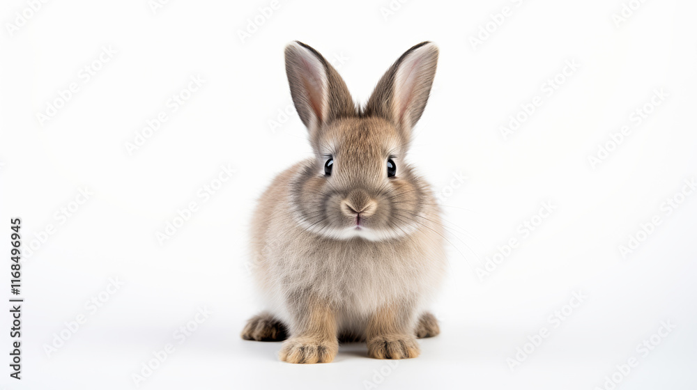 Obraz premium rabbit isolated on white