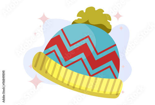 Winter Hat Concept Illustration Stylish and Beautiful