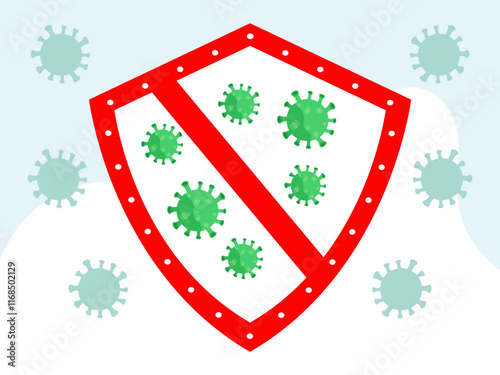Antibacterial Concept Illustration Stylish and Beautiful