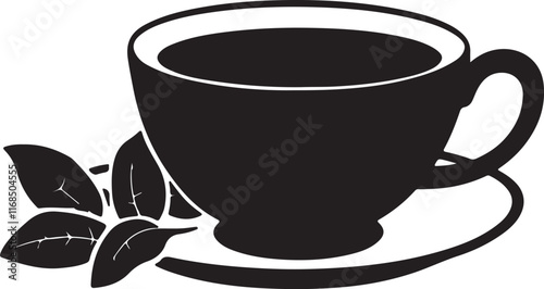 Coffee cup simple icon. Vector illustration