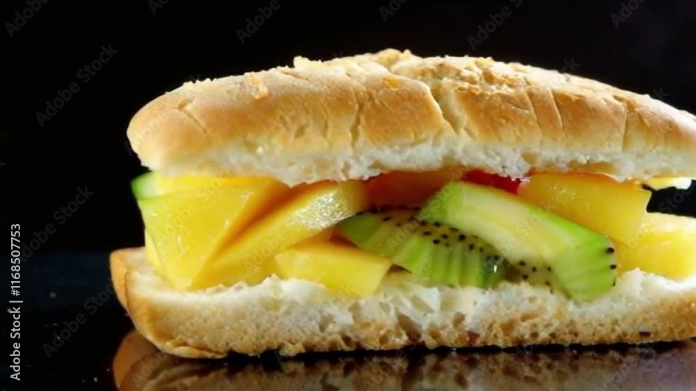 fruit cake with fruit