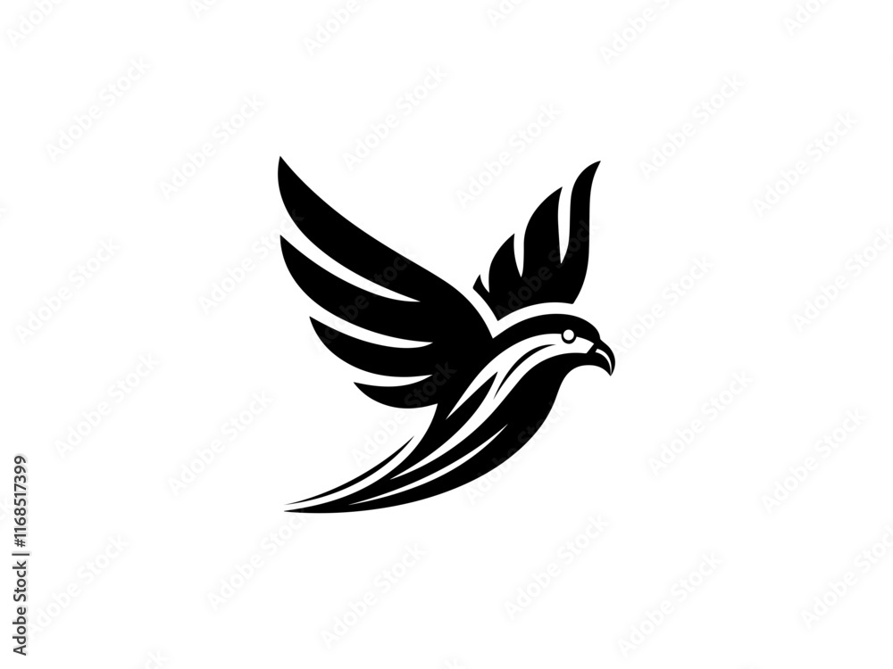 Obraz premium New Style Phoenix Logo Design Vector Image