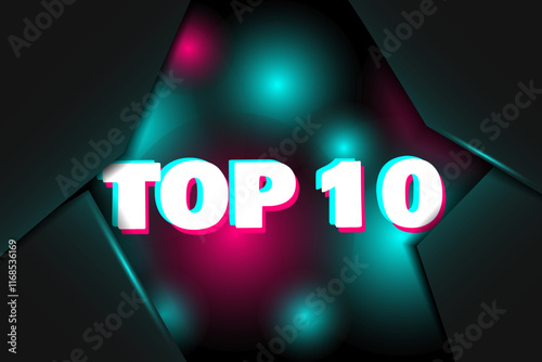 The words TOP 10 concept are written in the style of popular social media.