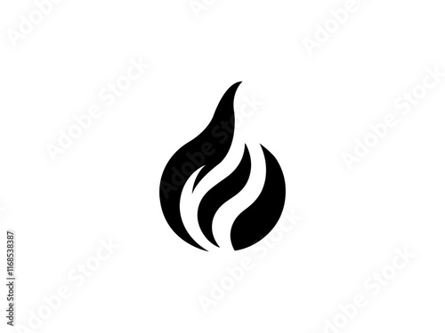 Fire Logo Design Vector Art