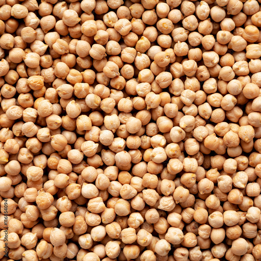 Dry Organic Chickpeas, top view. Flat lay. overhead, from above. Dry Organic Chickpeas, top view. Flat lay. overhead, from above.