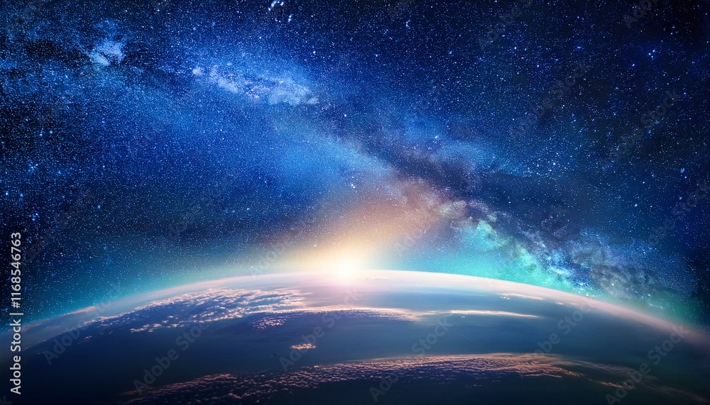 Fototapeta premium 満天の星空