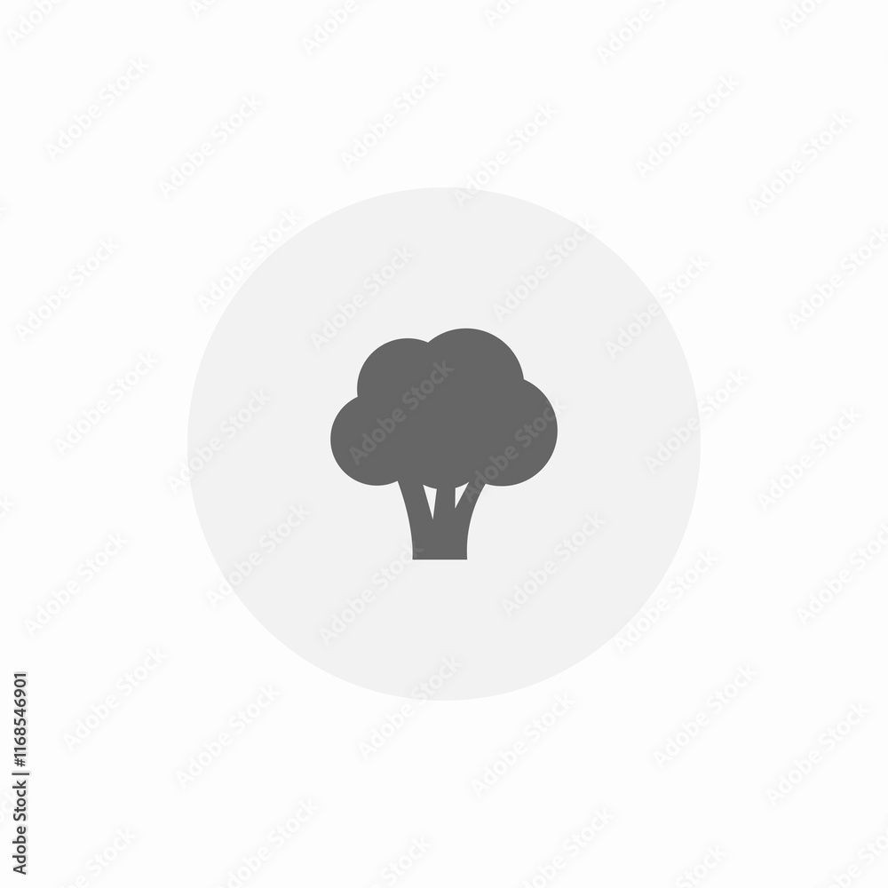 broccoli vegetable healthy food icon vector sign broccoli vegetable healthy food icon vector sign