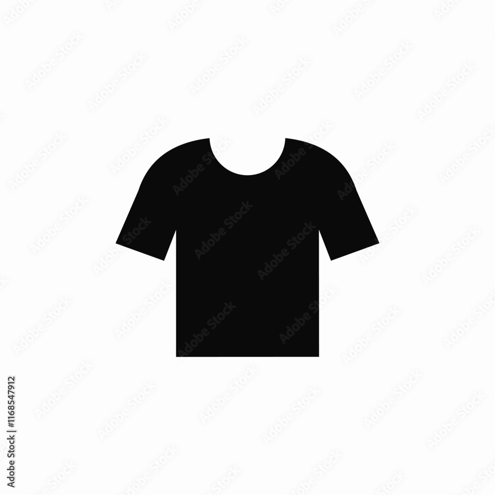 Black tshirt casual clothing wear icon vector sign
Black tshirt casual clothing wear icon vector sign