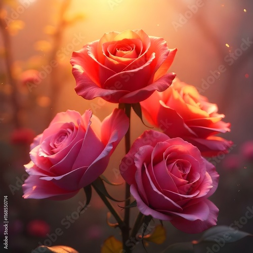 bouquet of red roses