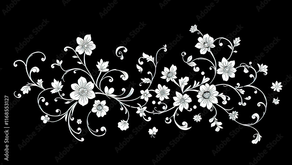 A coloring book with single-line patterns in the form of a fashion trend, vegetation and fantasy, a basis for a tattoo A coloring book with single-line patterns in the form of a fashion trend, vegetation and fantasy, a basis for a tattoo