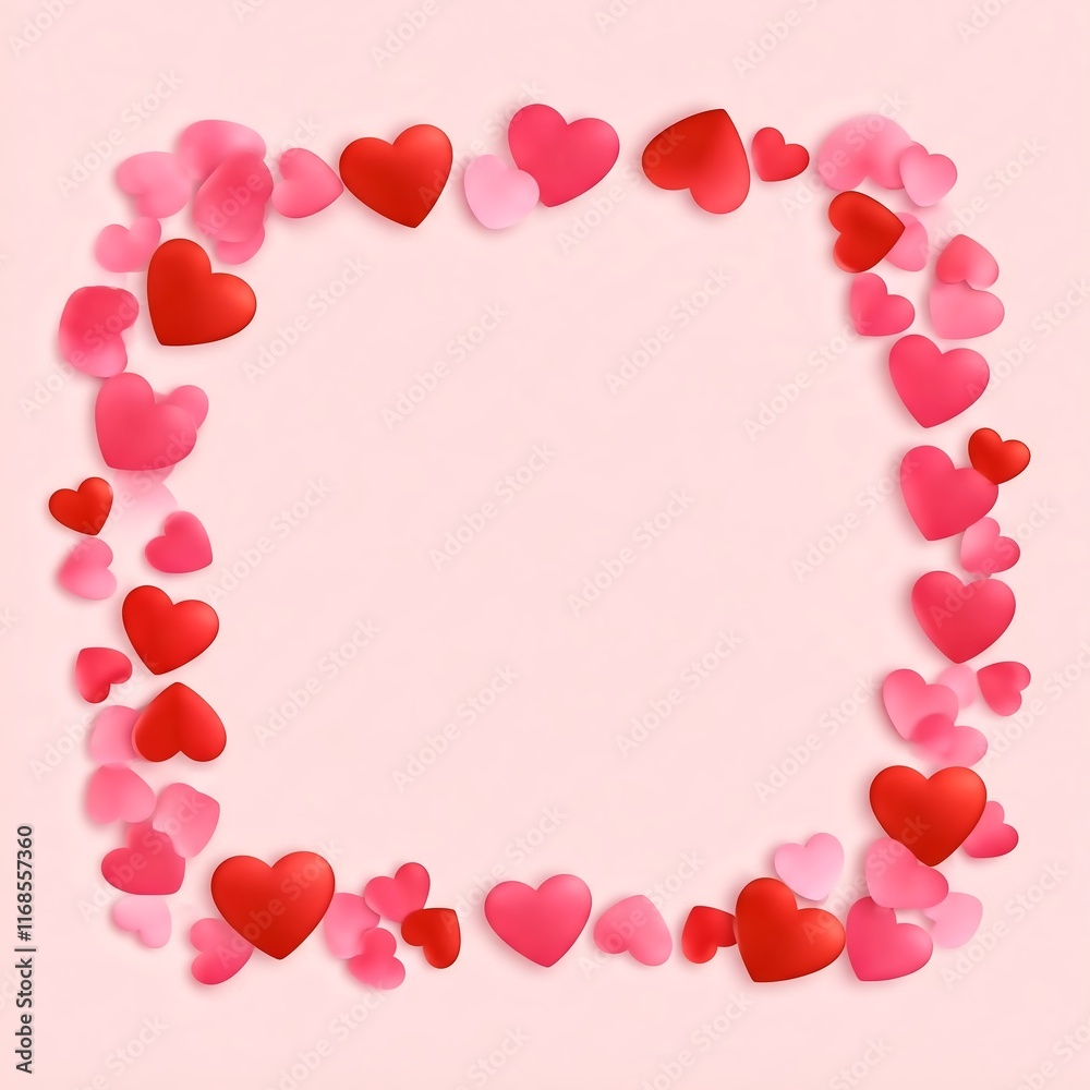 square Valentine’s Day banner featuring red and pink heart-shaped balloons on a light background with blank space for text. Ideal for social media posts, greeting cards, and online advertisements. square Valentine’s Day banner featuring red and pink heart-shaped balloons on a light background with blank space for text. Ideal for social media posts, greeting cards, and online advertisements.