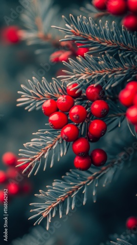 Beautifully decorated Christmas tree with ornaments and pine cones showcasing...