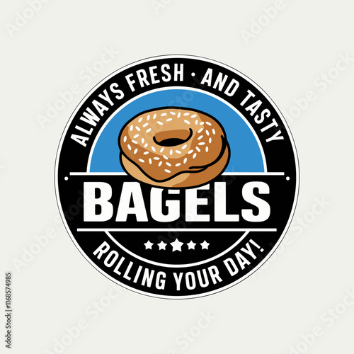 Bagels Circular Sign: Always Fresh and Tasty