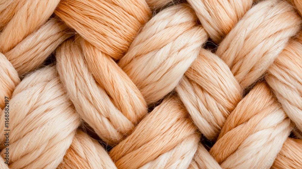 Woven Beige and Peach Yarn Texture Background Crafts Textile Fabric Woven Beige and Peach Yarn Texture Background Crafts Textile Fabric