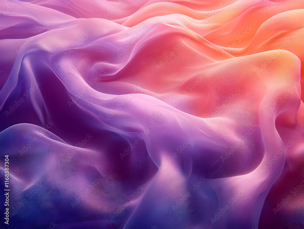 Abstract Purple & Pink Waves Flowing Seamlessly Abstract Purple & Pink Waves Flowing Seamlessly