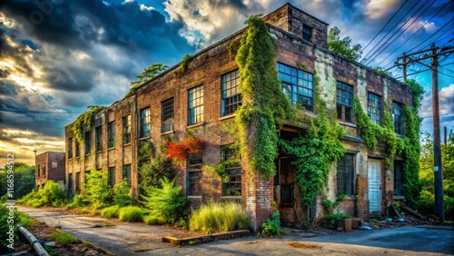 Wallpaper Mural Abandoned Building Urban Exploration Little Rock Arkansas USA Stock Photo Torontodigital.ca