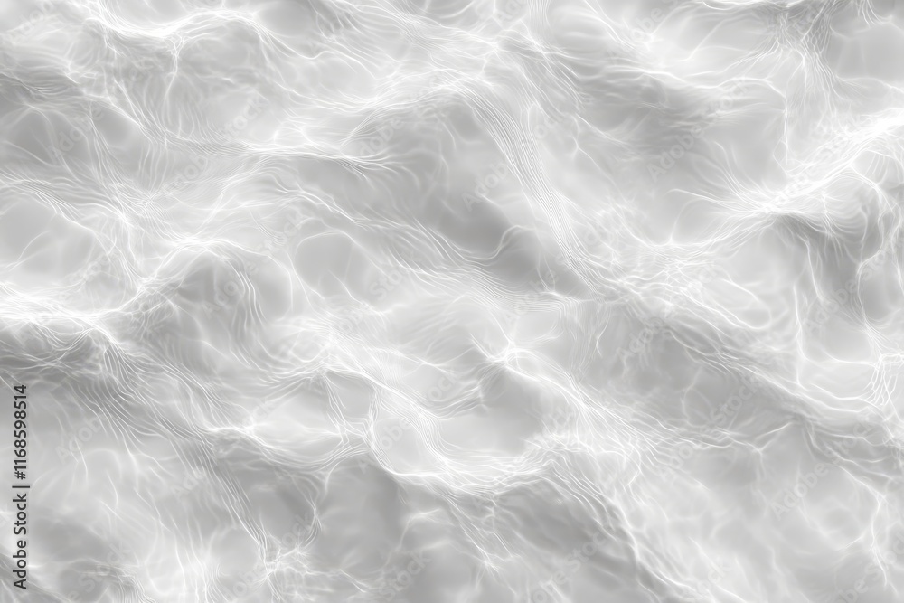 Fototapeta premium Abstract grayscale wavy water texture.