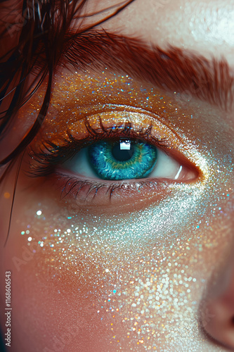 A hyperrealistic close-up o...
