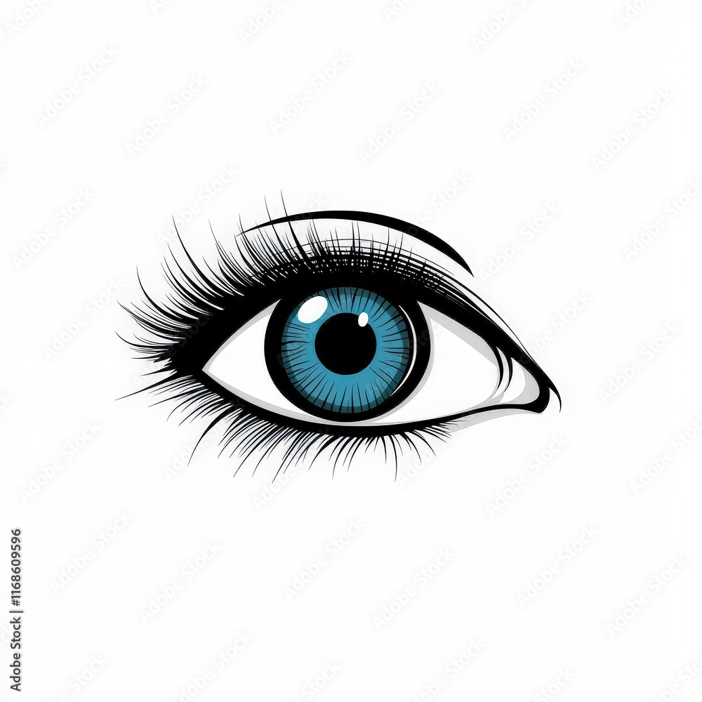 Design of eye icon logo illustration isolated on white background Design of eye icon logo illustration isolated on white background