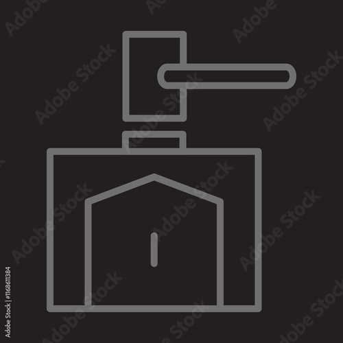 Courtroom Gavel icon Design