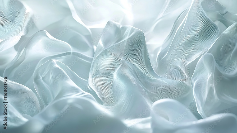 Obraz premium Abstract Gradient Glass Morphism Background - White Theme