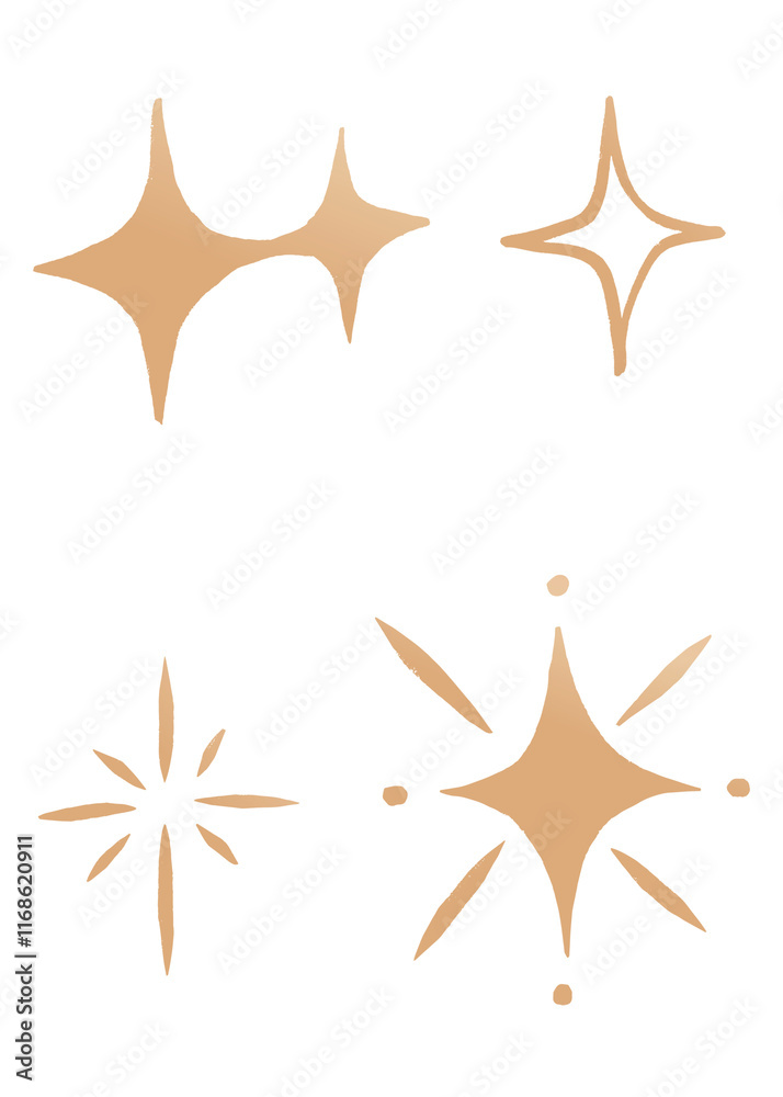 Golden png sparkles galactic doodle sticker Golden png sparkles galactic doodle sticker