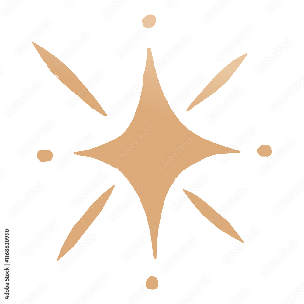 Golden png sparkles galactic doodle sticker Golden png sparkles galactic doodle sticker