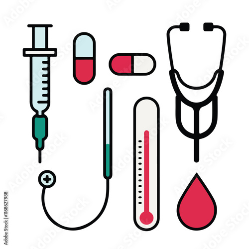 Medical icon vector