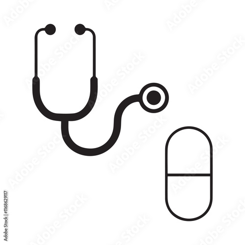 Medical icon vector
