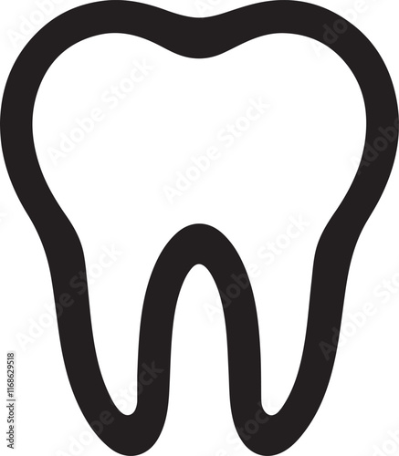 Tooth icon vector
