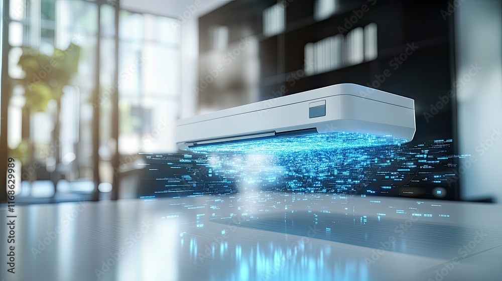 AI streamlines document scanning and organization for smart office environments. AI streamlines document scanning and organization for smart office environments.