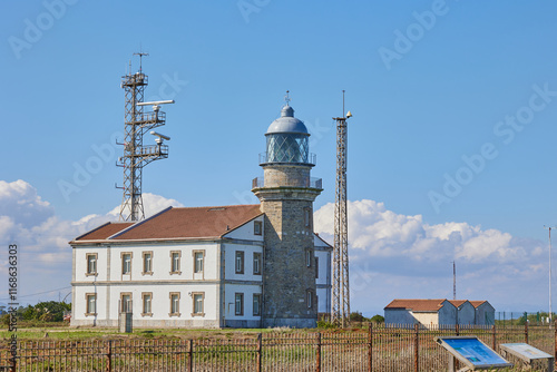 Cape Penas Lighthouse at Asturias photo