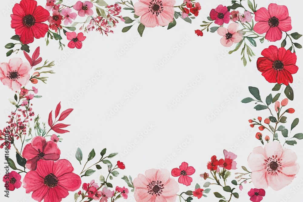Elegant wedding invitation card background vector. Minimal hand painted watercolor botanical flowers texture template background. Design for wedding, vip cover, poster, rsvp moderncard.Valentine's Day Elegant wedding invitation card background vector. Minimal hand painted watercolor botanical flowers texture template background. Design for wedding, vip cover, poster, rsvp moderncard.Valentine's Day