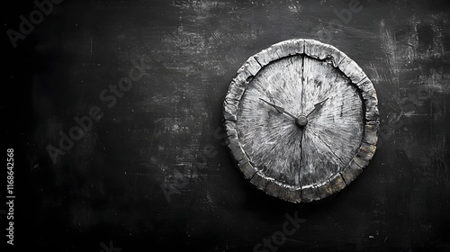 Wallpaper Mural Vintage Chalkboard Drawing of Movable Clock Hands Representing Learning to Tell Time Concept Torontodigital.ca