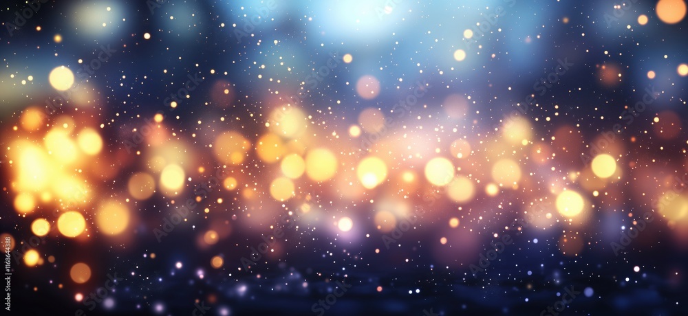 Bokeh Lights Background with Sparkling Particles and Soft Focus Effect, Ideal for Celebrations and Festive Occasions, copy space for text Bokeh Lights Background with Sparkling Particles and Soft Focus Effect, Ideal for Celebrations and Festive Occasions, copy space for text