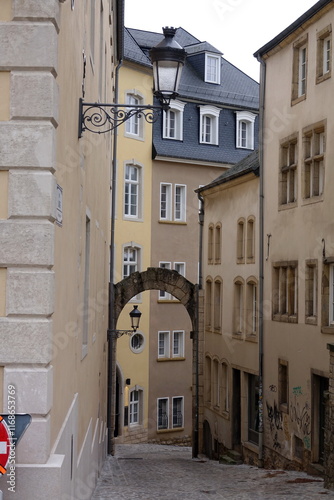 Durchgang in der Altstadt von Luxemburg photo