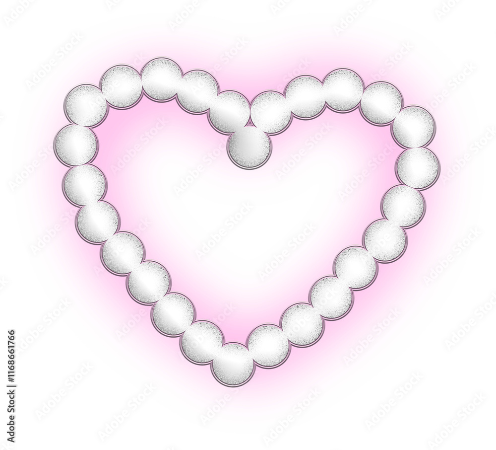 Obraz premium Coquette heart