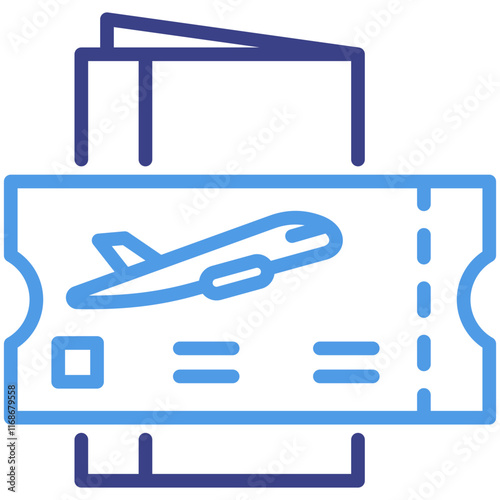 Plane Ticket Icon