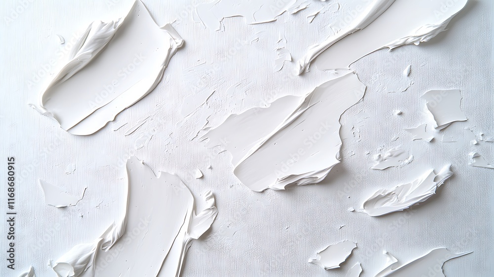 Abstract white paint texture with thick brushstrokes and strokes. Abstract white paint texture with thick brushstrokes and strokes.