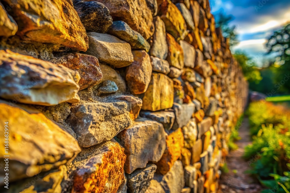High-Resolution Background Texture: Abstract Stone Wall with Deep Depth of Field High-Resolution Background Texture: Abstract Stone Wall with Deep Depth of Field