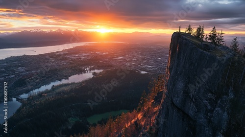 Explore Rattlesnake Ridge in Seattle's Snoqualmie Town. Aerial View

 photo