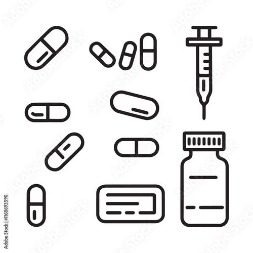Medical icon vector