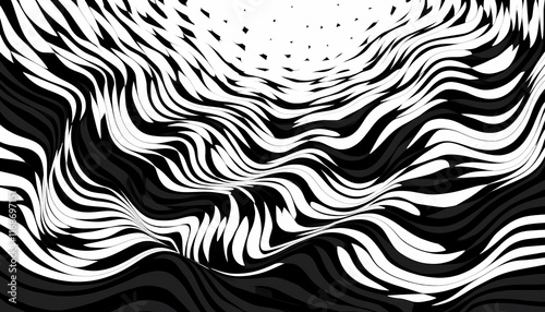 black and white abstract background