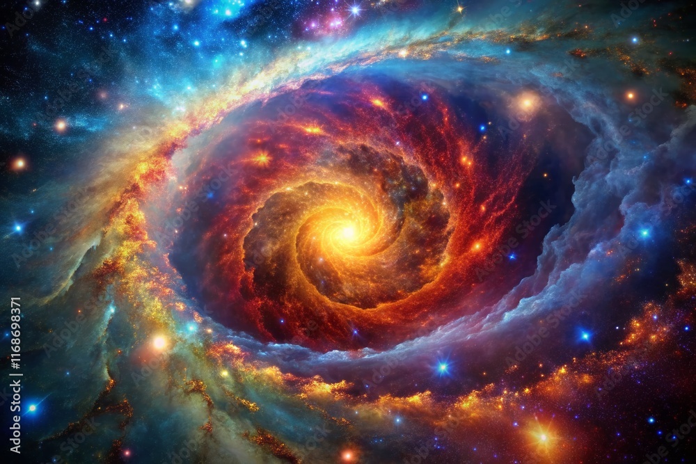 Cosmic Dust and Nebulae: Macro Abstract Space Background Cosmic Dust and Nebulae: Macro Abstract Space Background